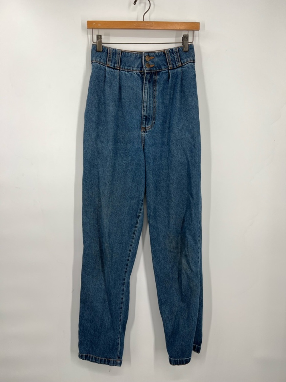 Lucy and Yak Addison Taper Leg High Rise Mom Jeans Organic Cotton 26 - Picture 3 of 8